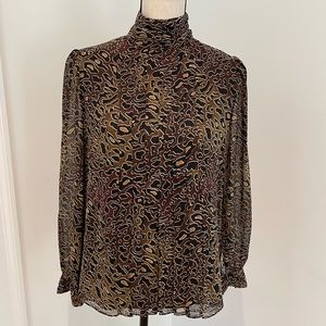 Tory Burch long sleeve print blouse